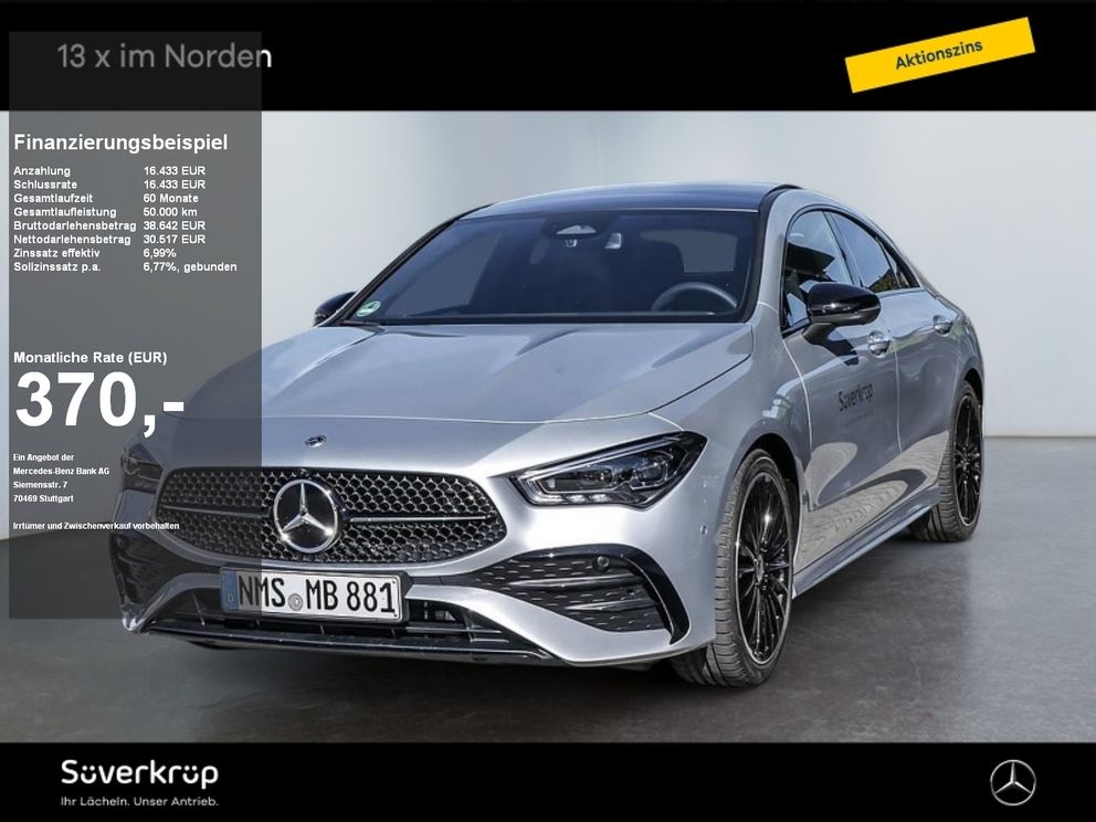 MERCEDES-BENZ CLA 200 Coupé AMG NIGHT SPUR PANO 360 STANDH