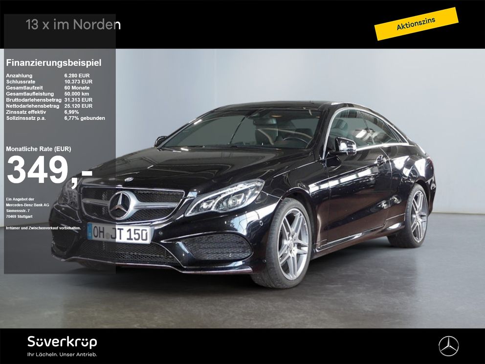 MERCEDES-BENZ E 350  Coupé KOM AMG ILS PANO HARMAN MEMORY KEYLESS