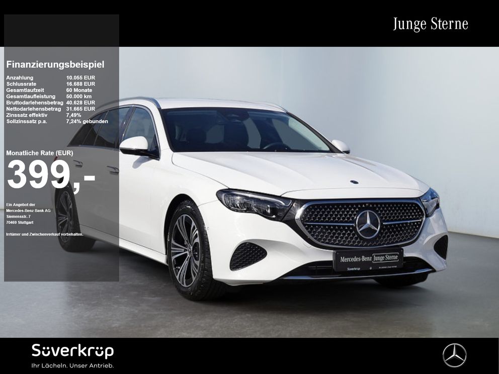 MERCEDES-BENZ E 200 T , AVANTGARDE AHK DISTR KAMERA SPUR PDC