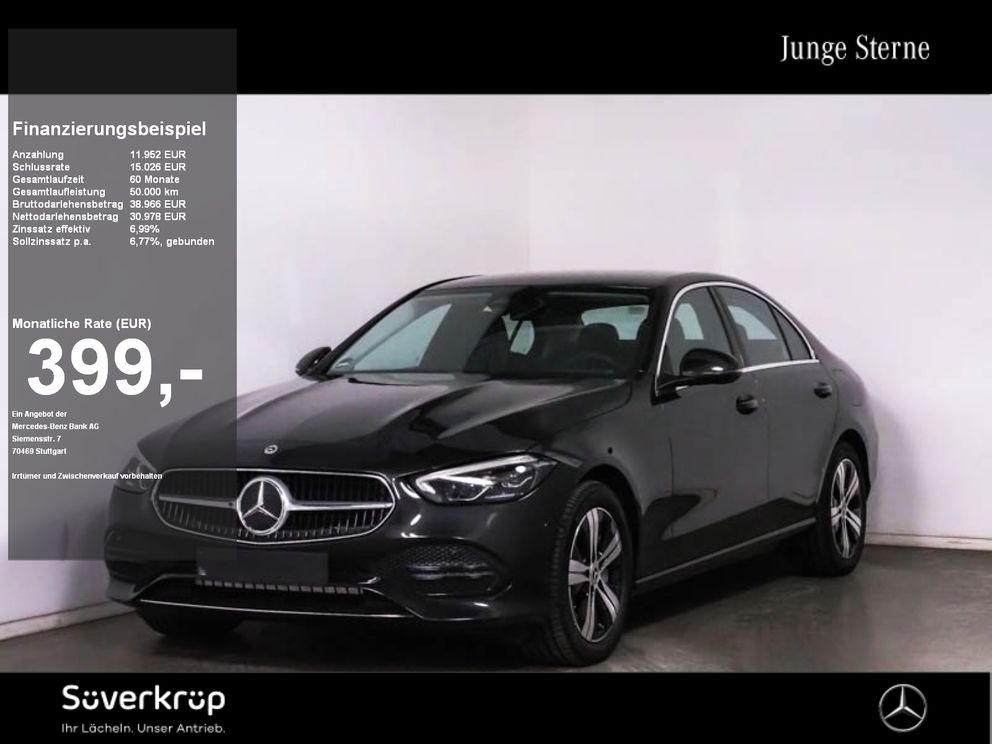 MERCEDES-BENZ C 300 de , AVANTGARDE SPUR STANDH KAMERA PDC