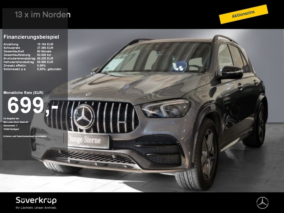 MERCEDES-BENZ GLE 53 AMG 4M+ Kom BURM AVANTGARDE NIGHT STANDH