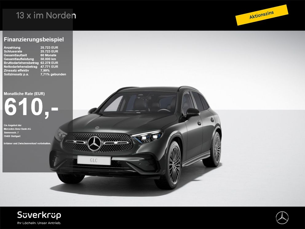 MERCEDES-BENZ GLC 200 d 4MATIC AMG BURM NIGHT MEMO 360 AHK PDC
