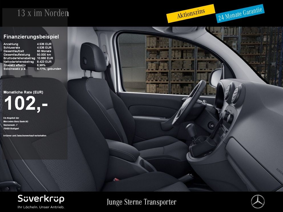MERCEDES-BENZ Citan 109 KASTEN KLIMA STANDARD AHK AHK KAMERA