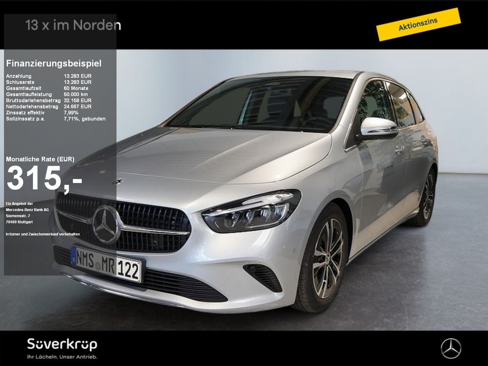 MERCEDES-BENZ B 200 PROGRESSIVE AHK DISTR KAMERA SPUR PDC SHZ