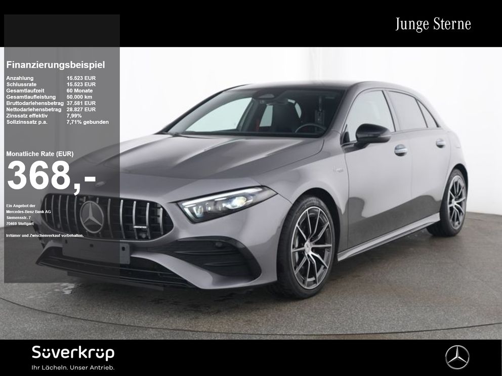 MERCEDES-BENZ A 35 AMG 4M , AMG NIGHT MULTI KAMERA PANO SPUR