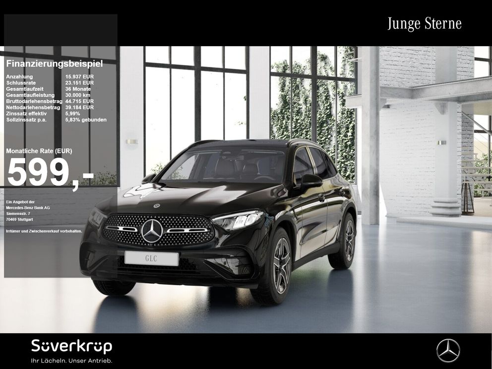 MERCEDES-BENZ GLC 220 d 4M | AMG BURM NIGHT MEMO 360 AHK DISTR