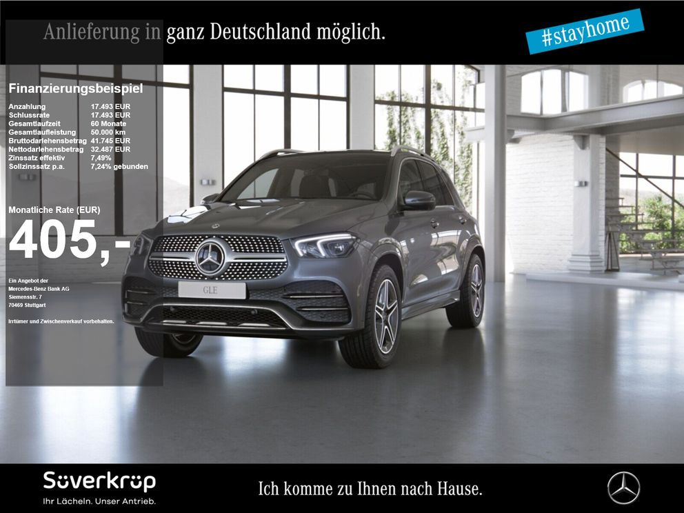 MERCEDES-BENZ GLE 400 d 4M AMG BURM WIDE MEMO MULTI 360 AHK