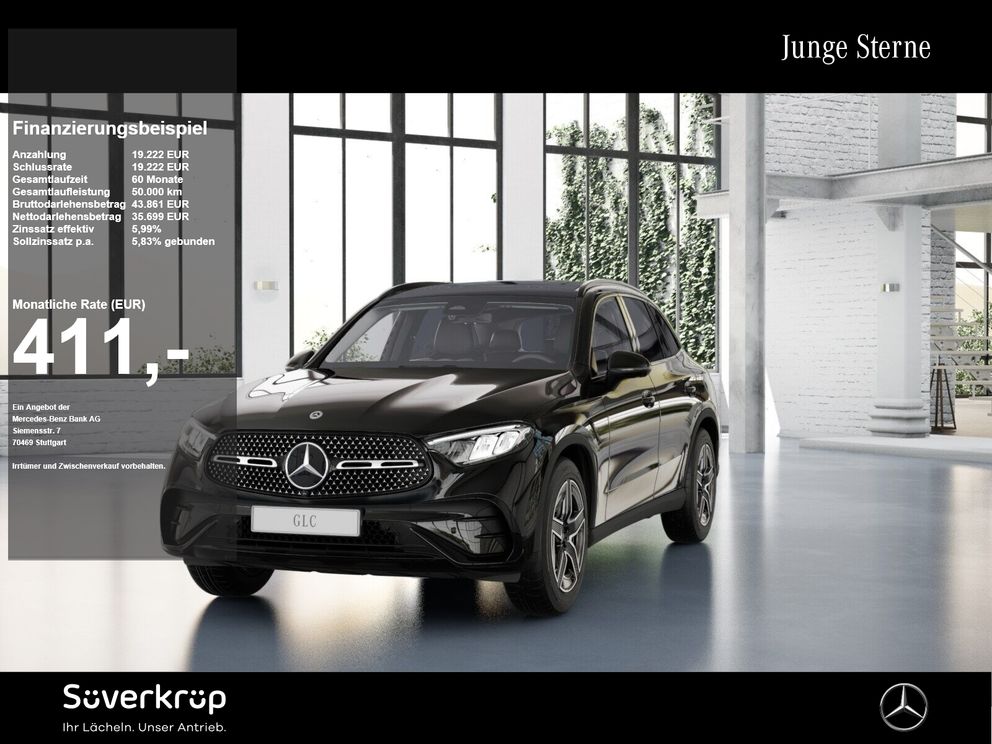MERCEDES-BENZ GLC 220 d 4M | AMG BURM NIGHT MEMO 360 AHK DISTR