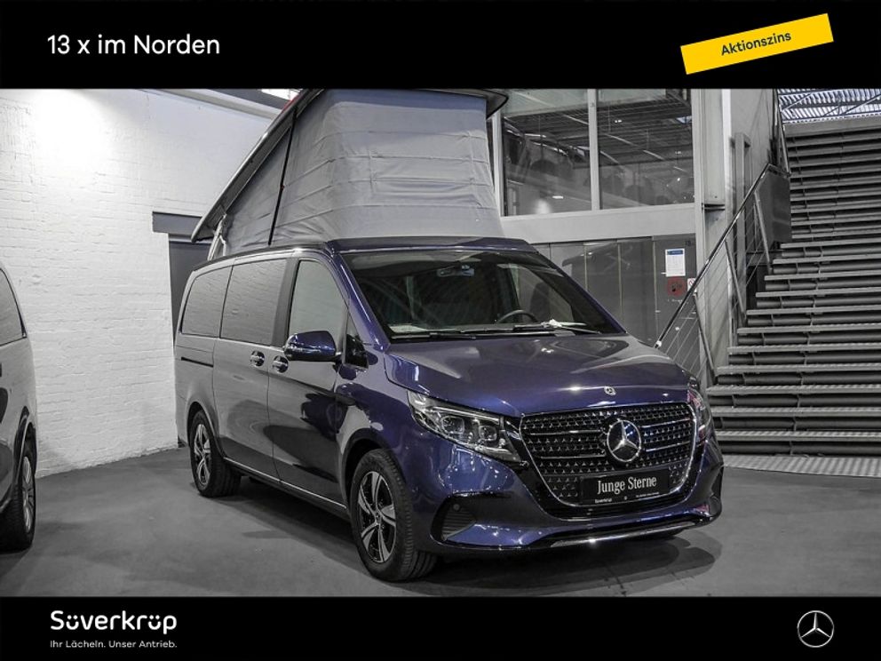 MERCEDES-BENZ V 250 MARCO POLO WINTER AIRMATIC AHK MOPF KÜCHE 6SITZER