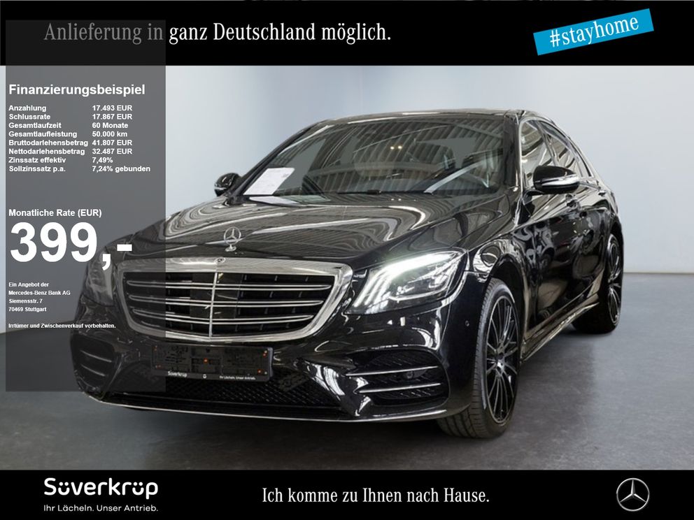 MERCEDES-BENZ S 400 d 4M AMG BURM COMAND MEMO MULTI 360 DISTR