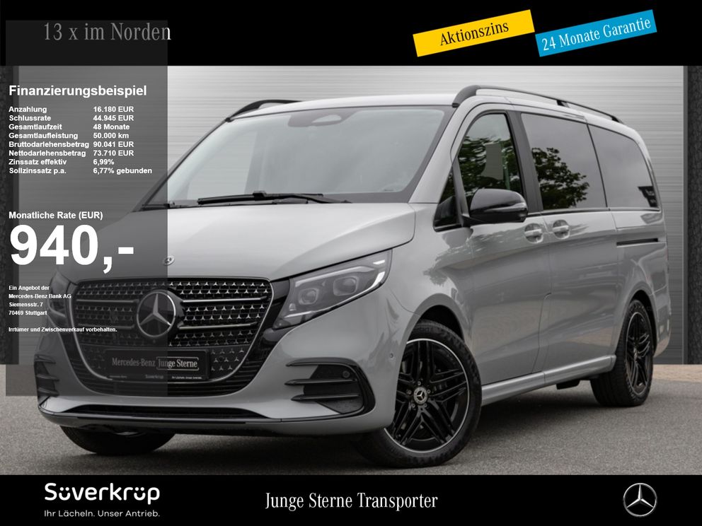 MERCEDES-BENZ V 300 AVANTGARDE AMG NIGHT AIRMATIC 4MATIC BURM WINTER