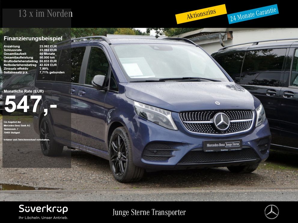 MERCEDES-BENZ V 300 EDITION 23 AMG NIGHT BURMESTER PANO ALLRAD