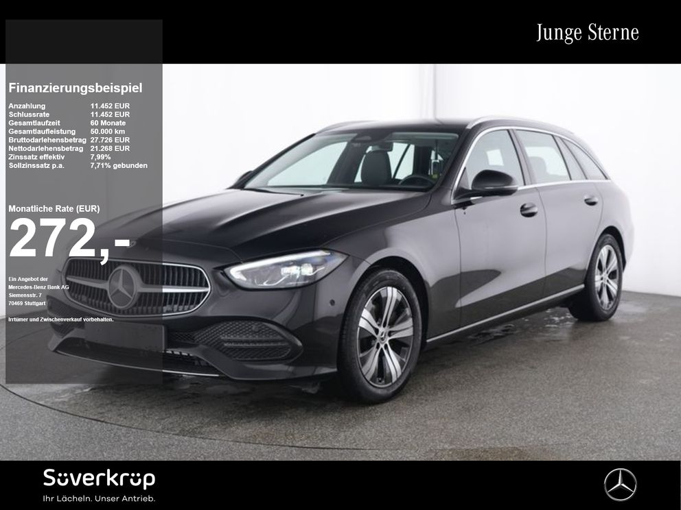 MERCEDES-BENZ C 200 T d , AVANTGARDE AHK KAMERA SPUR PDC SHZ