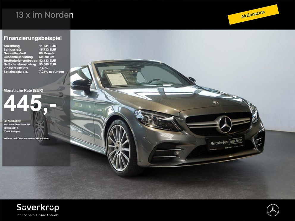 MERCEDES-BENZ C 43 AMG 4M Cabriolet AMG COMAND DRIVERS MEMO