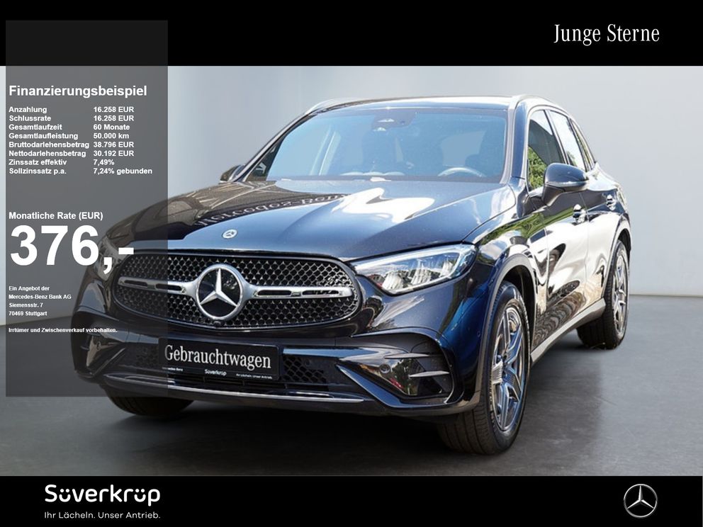 MERCEDES-BENZ GLC 300 d 4M AMG MEMO AHK DISTR KAMERA SPUR PDC