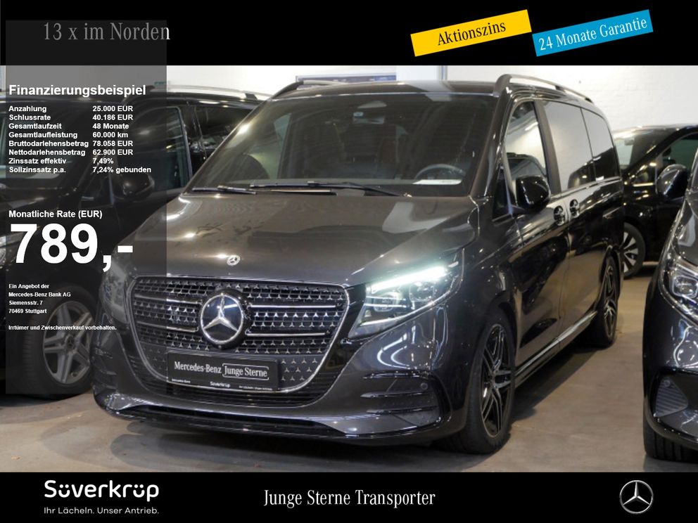 MERCEDES-BENZ V 220 AVANTGARDE LUXUS-SITZE NIGHT AMG AHK PANO