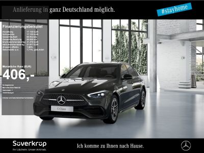 MERCEDES-BENZ C 200 d AMG NIGHT MEMO 360 AHK DISTR KAMERA SPUR