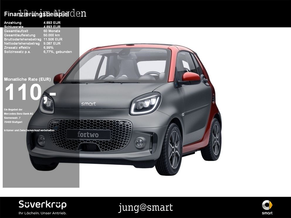 SMART EQ fortwo cabrio passion EXCLUSIVE 22KW KAMERA