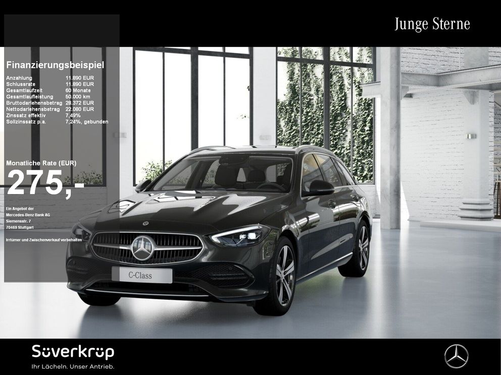 MERCEDES-BENZ C 220 d T //  AVANTGARDE DISTR KAMERA SPUR PDC