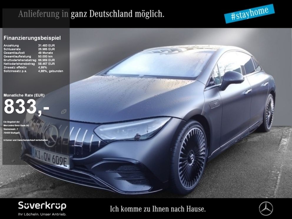 MERCEDES-BENZ EQE 43 AMG 4M BURM NIGHT DISTR SPUR PANO 360