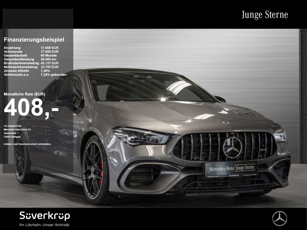 MERCEDES-BENZ CLA 45 AMG S 4M+ BURM NIGHT DRIVERS MEMO MULTI