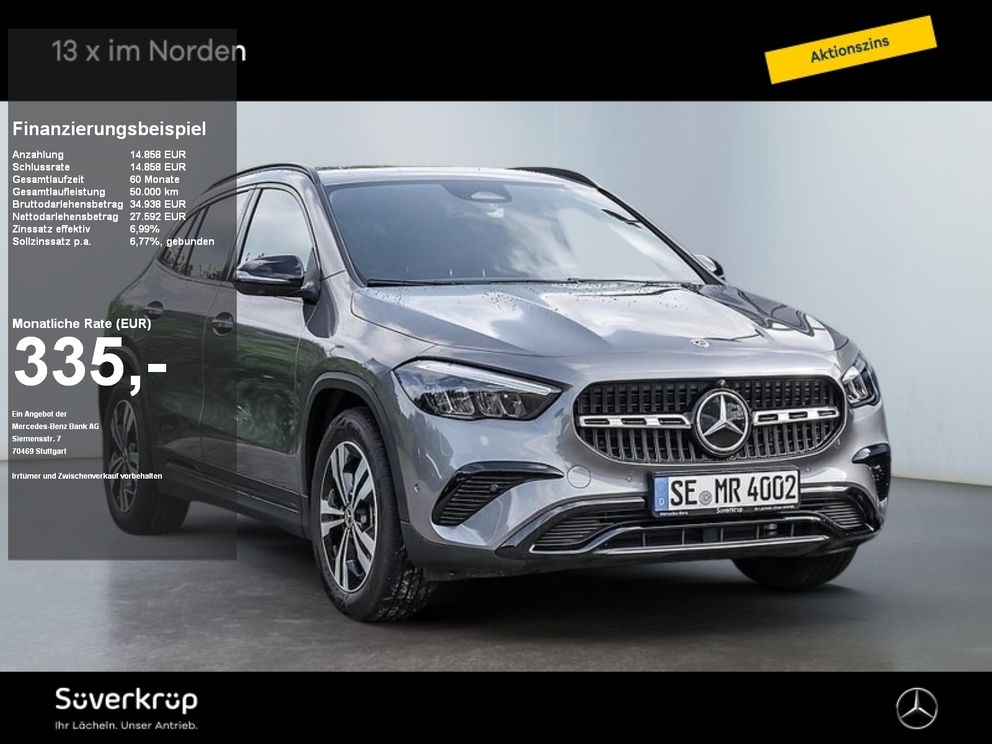 MERCEDES-BENZ GLA 180 d PROGRESSIVE NIGHT SPUR DISTR 360 PDC