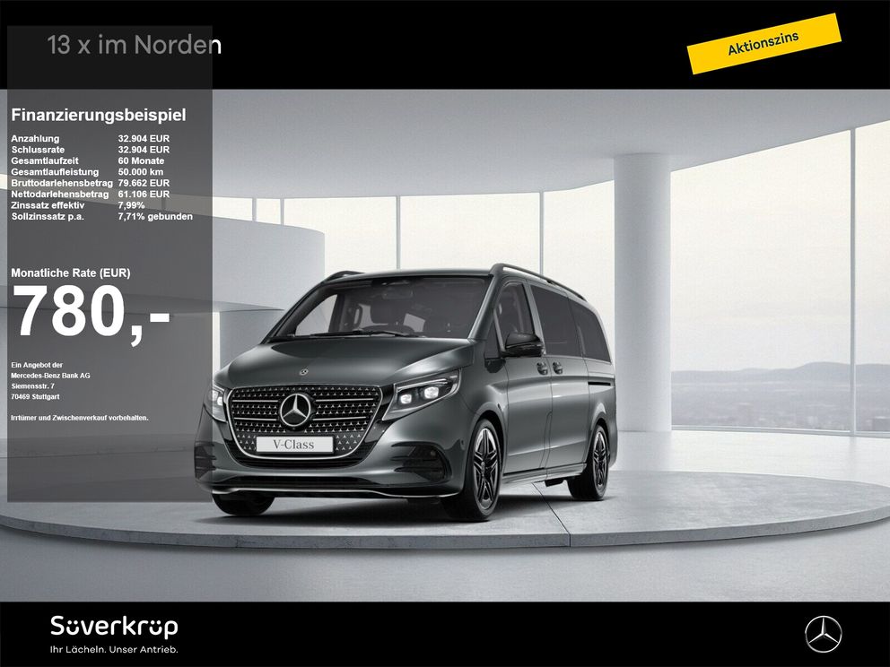 MERCEDES-BENZ V 300 AVANTGARDE 4MATIC STANDHZG AMG 2,5tAHK LEDER