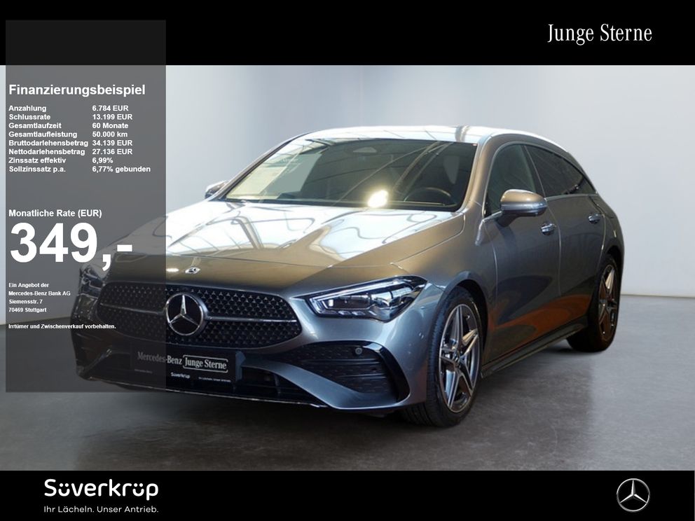 MERCEDES-BENZ CLA 200 d SB , AMG Navi Multi Distr 360 PDC SHZ