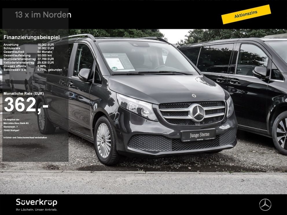 MERCEDES-BENZ V 250 EDITION Lang DISTRO/AHK/KAMERA/SPUR/TWA/6 SITZE