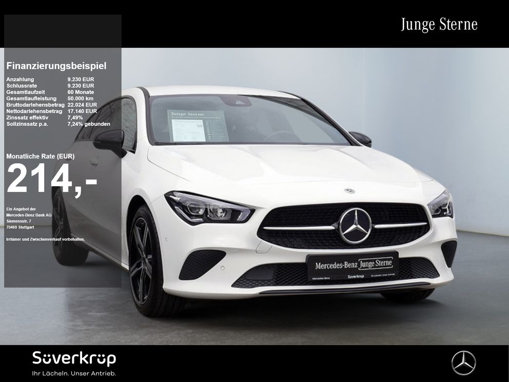 MERCEDES-BENZ CLA 200 d SB // NIGHT PROGRESSIVE KAMERA SPUR