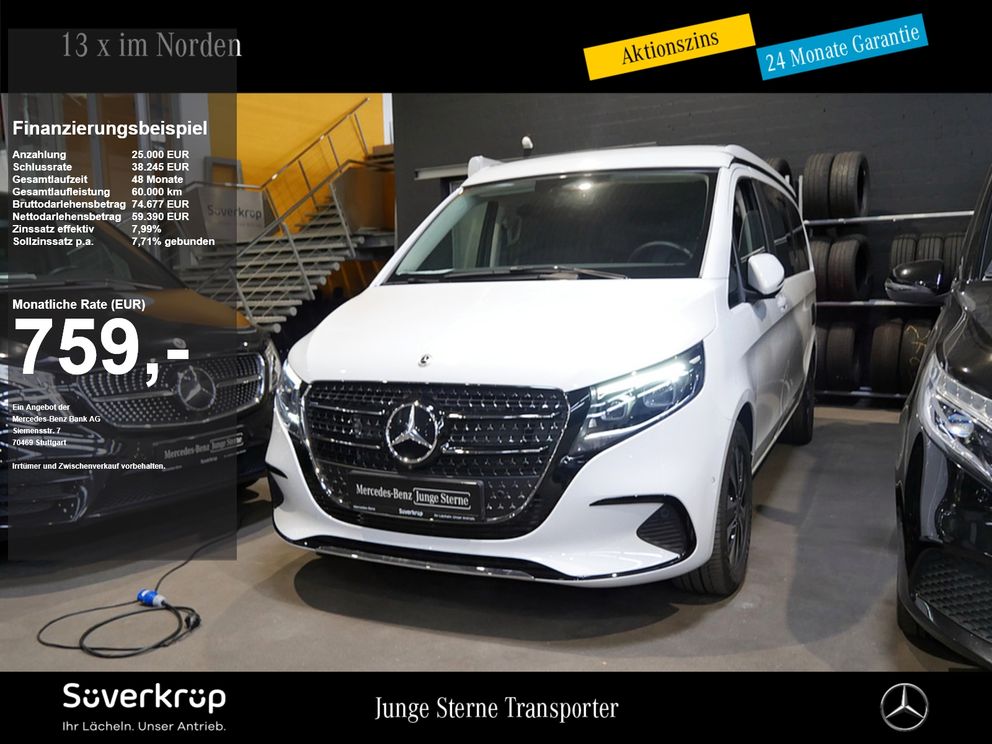MERCEDES-BENZ V 300 MARCO POLO AIRMATIC KÜCHE MARKISE WINTER