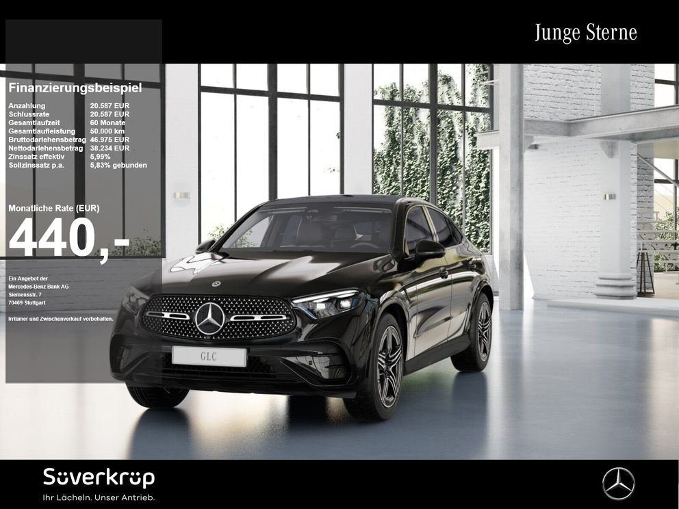 MERCEDES-BENZ GLC 220 d 4M Coupé | AMG BURM NIGHT MEMO 360 AHK