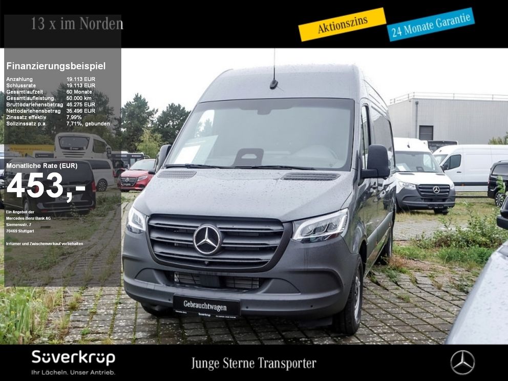 MERCEDES-BENZ Sprinter 317 KASTEN L2H2 WINTER 360° LED AHK AUTOM