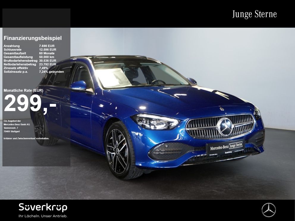 MERCEDES-BENZ C 300 e T AVANTGARDE AHK KAMERA PANO SPUR STANDH