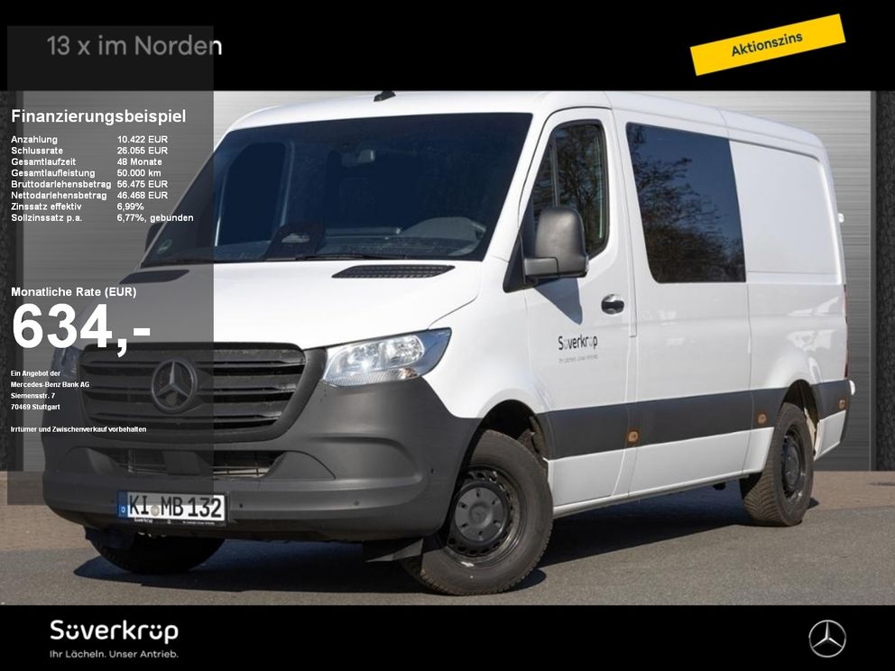 MERCEDES-BENZ Sprinter 317 MIXTO STANDH/SPUR/KAMERA/AHK/SHZ
