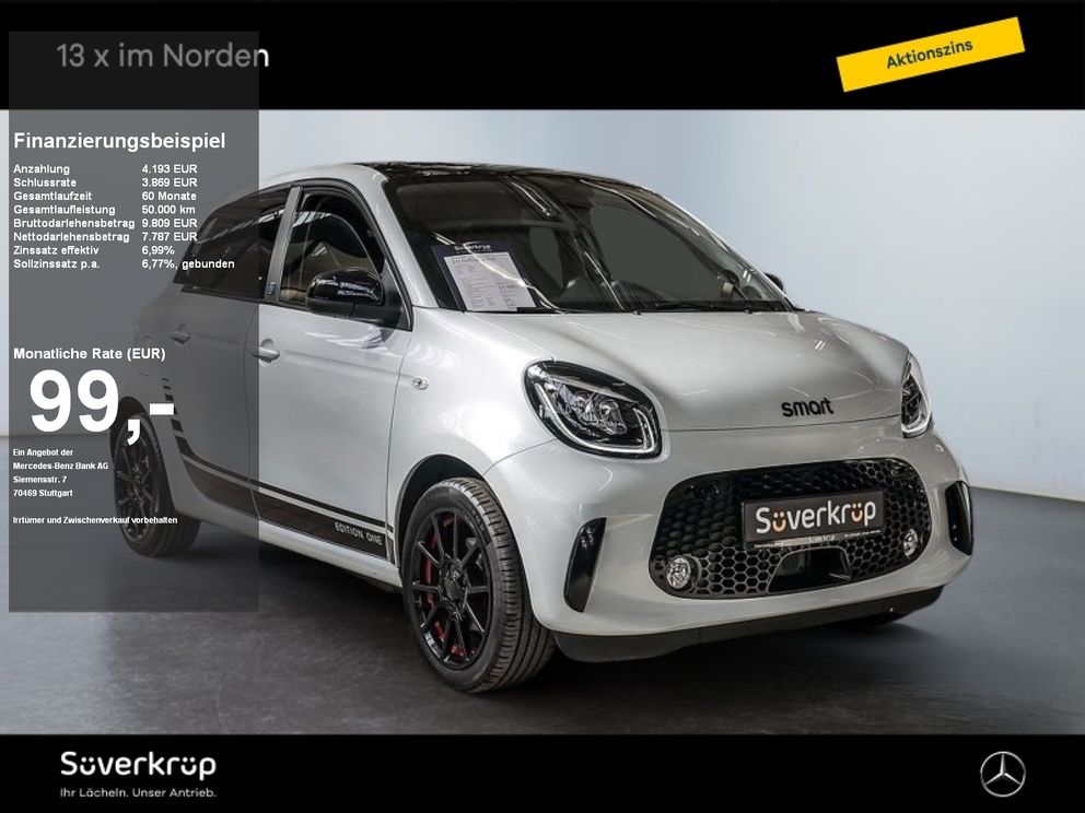 SMART EQ forfour pulse EXCLUSIVE PANO KAMERA 22KW SHZ