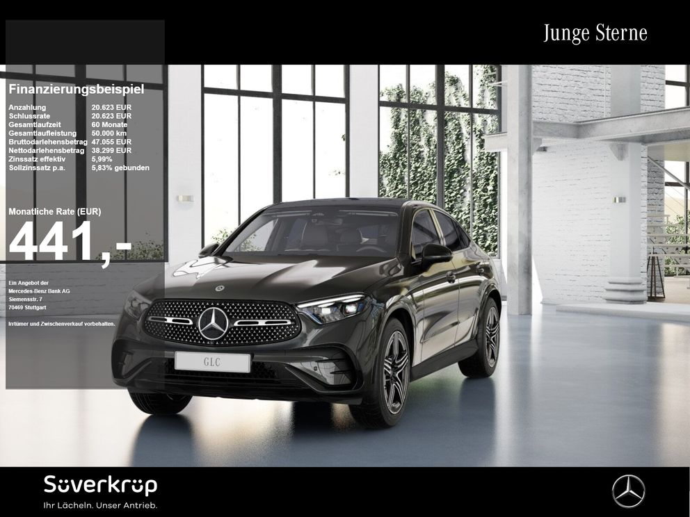 MERCEDES-BENZ GLC 220 d 4M Coupé | AMG BURM NIGHT MEMO 360 AHK
