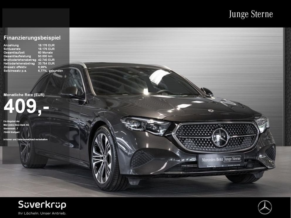 MERCEDES-BENZ E 300 T de , AVANTGARDE DISTR SPUR AIRMATIC AHK