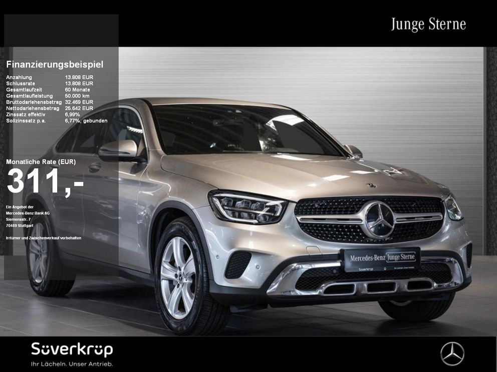 MERCEDES-BENZ GLC 220 d 4M Coupé SPUR KAMERA PDC SHZ