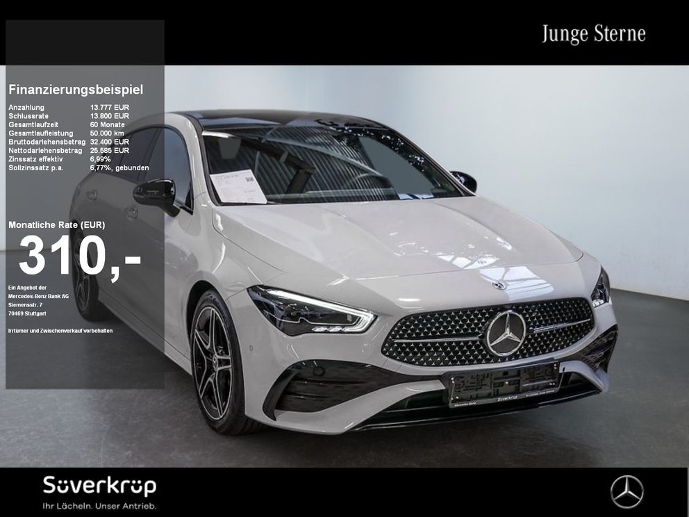 MERCEDES-BENZ CLA 200 d SB , BURM AMG NIGHT SPUR PANO KAMERA