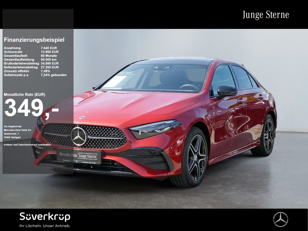 MERCEDES-BENZ A 250 e Limousine AMG NIGHT MEMO MULTI 360 AHK