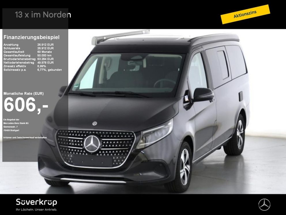 MERCEDES-BENZ V 250 MARCO POLO KÜCHE AHK 2,5T MOPF2 WINTER 360° MARKISE
