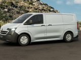 VW NFZ e-Transporter Kastenwagen mit L-Trennwand Motor: BEV 160 kW 64 kWh Getriebe: 1-Gang-Automatikgetriebe Radstand: 3100 mm