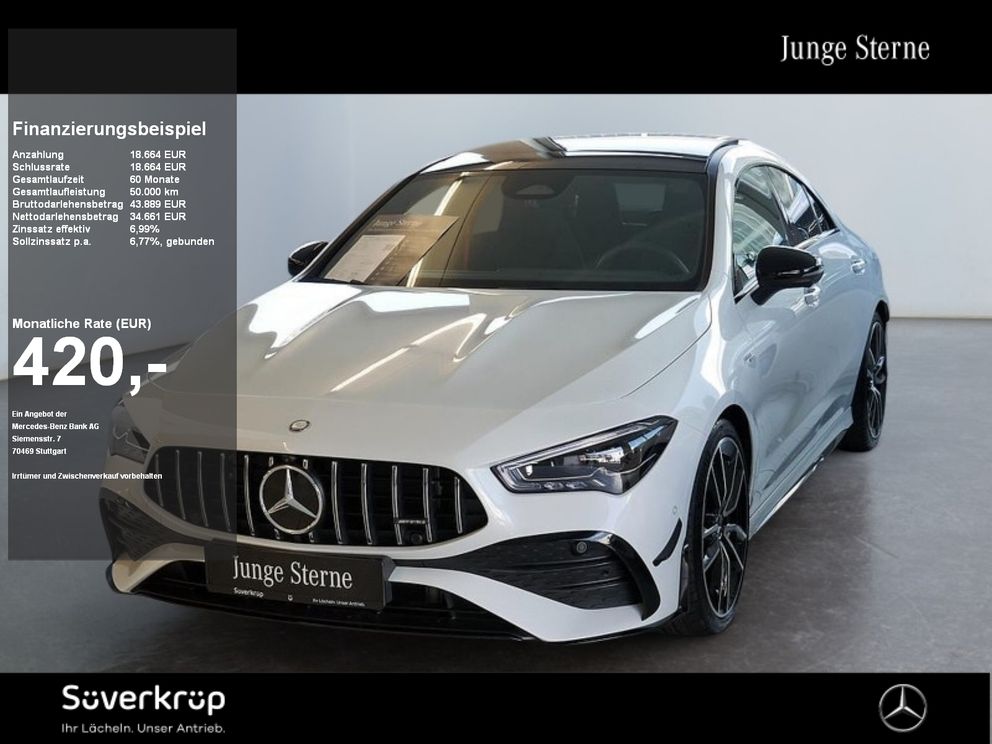 MERCEDES-BENZ CLA 35 AMG 4M Coupé , NIGHT SPUR PANO 360 PDC