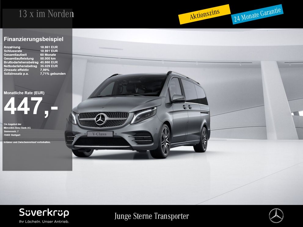 MERCEDES-BENZ V 250 AVANTGARDE AMG ALLRAD NAPPA AHK 360° STANDH