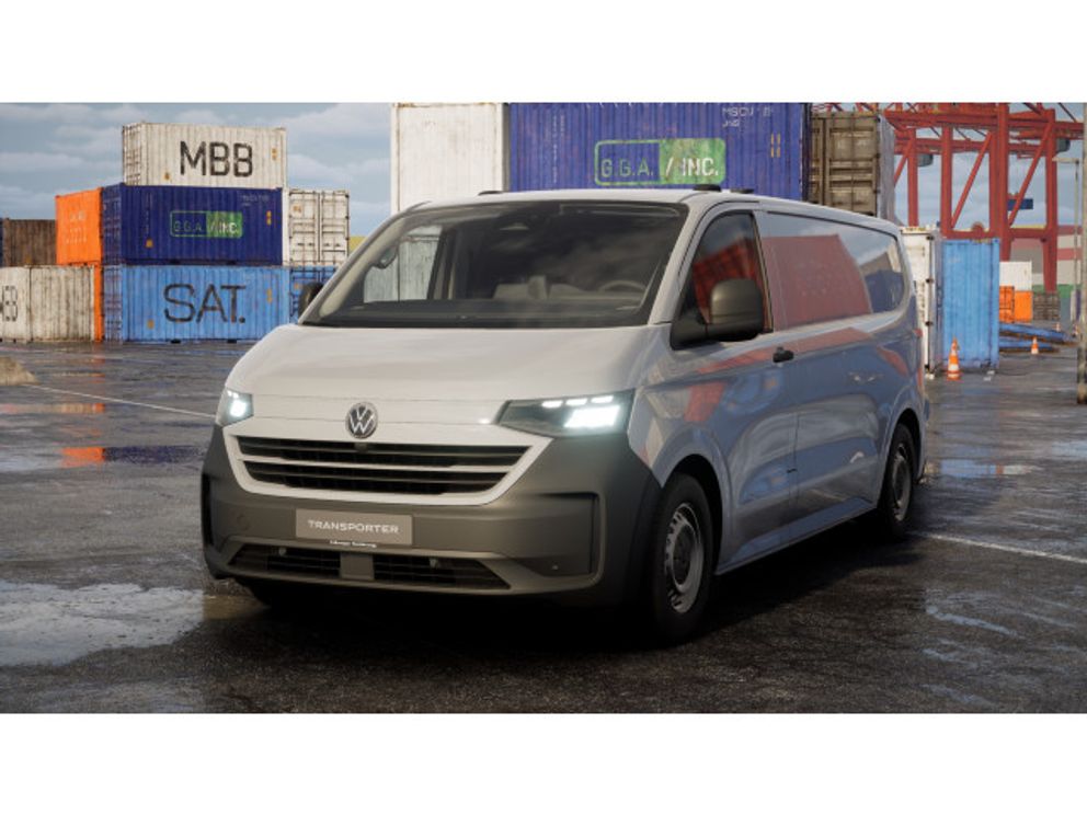 VW Transporter Kasten Motor: 2,0 l TDI 110 kW Getriebe: 8-Gang-Automatikgetriebe Radstand: 3500 mm LR
