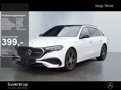 MERCEDES-BENZ E 220 T d , AMG NIGHT AHK DISTR KAMERA PANO SPUR