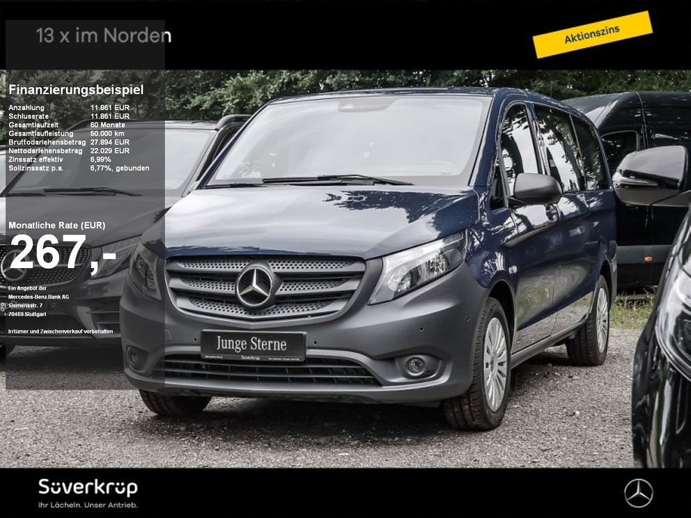 MERCEDES-BENZ Vito 114 TOURER PRO LANG KAMERA NAVI 8SITZER