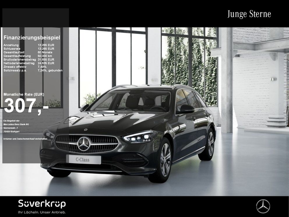 MERCEDES-BENZ C 300 d T AVANTGARDE AHK KAMERA SPUR PDC SHZ