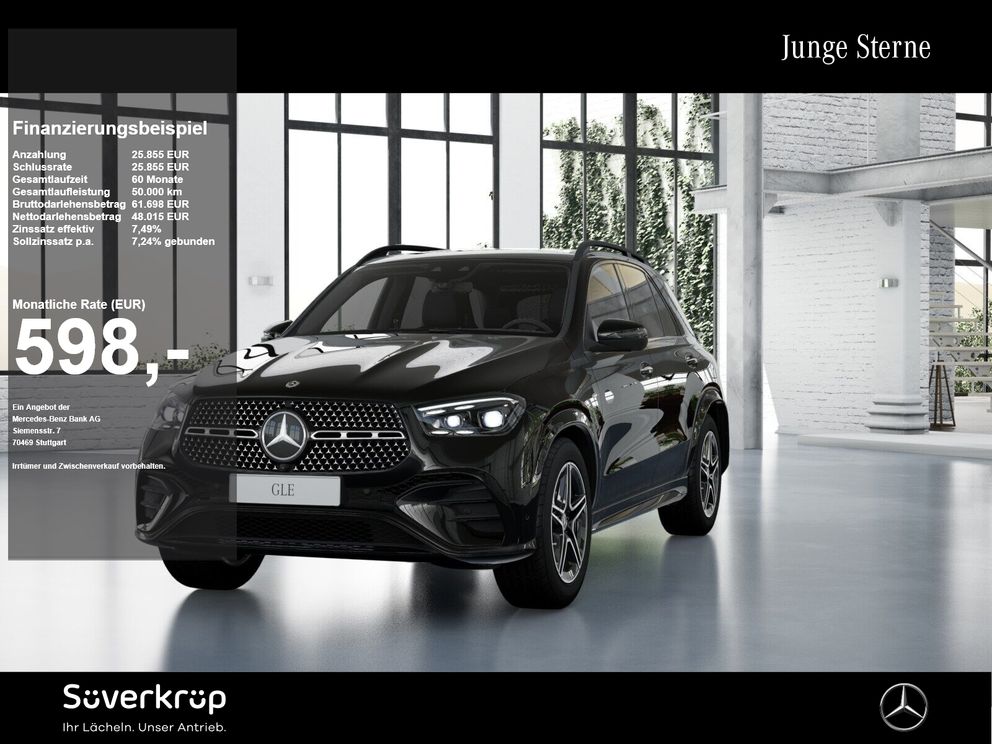 MERCEDES-BENZ GLE 350 de 4M AMG BURM NIGHT WIDE MEMO MULTI 360